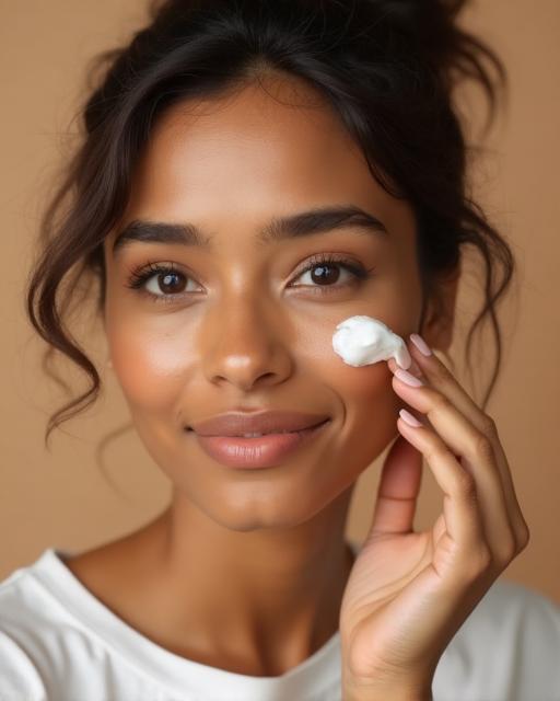 Close-up of a nourishing skincare texture